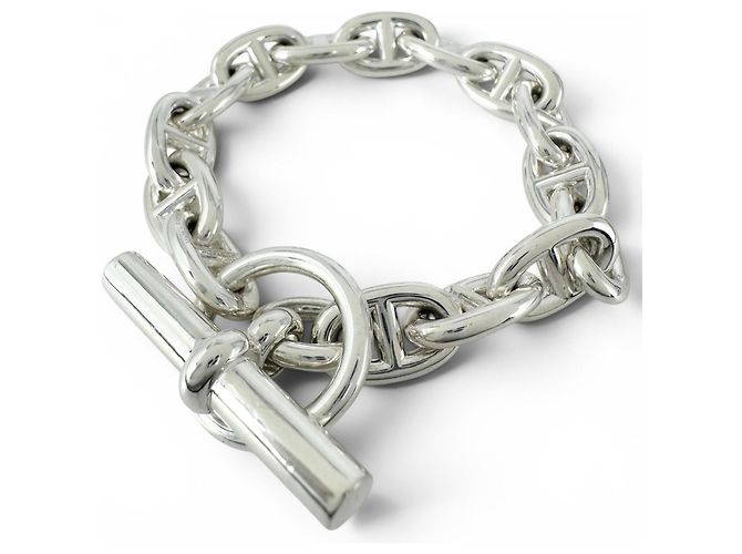 Hermès Bracciale HERMES Chaine d'Ancre PM Argento