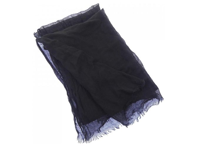 Sciarpa in cashmere Saint Laurent Nero