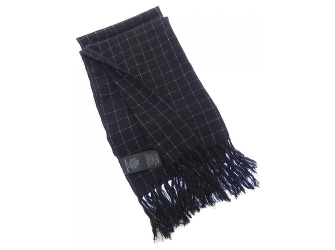 Saint Laurent schwarzer Kaschmir-Stola