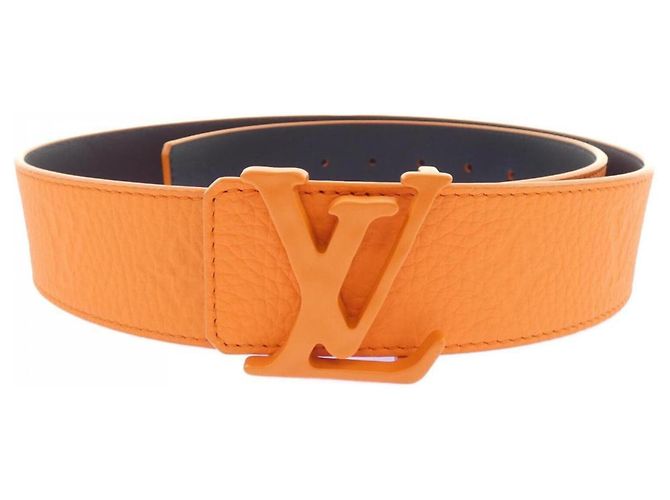 Cintura Louis Vuitton M0582 Nero Arancione