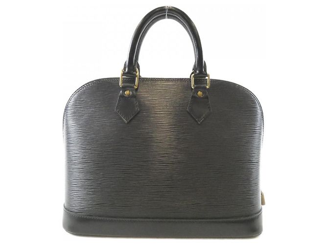 Sac à main Louis Vuitton Epi Alma PM Noir