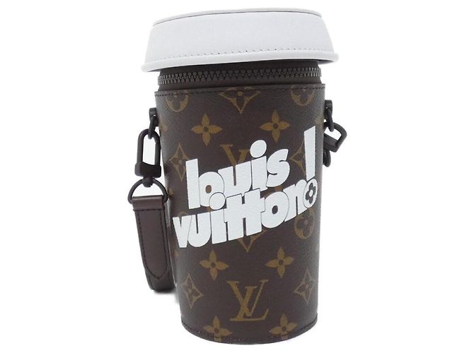 Bolsa de Ombro Louis Vuitton Everyday LV Coffee Cup Marrom