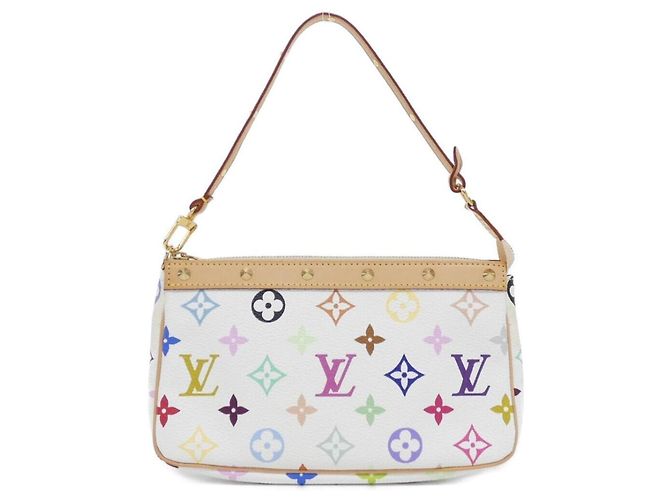 Louis Vuitton Multicolor Pochette Accessoires Blanc