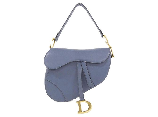 Borsa a tracolla Christian Dior Saddle M0446CCEH Blu