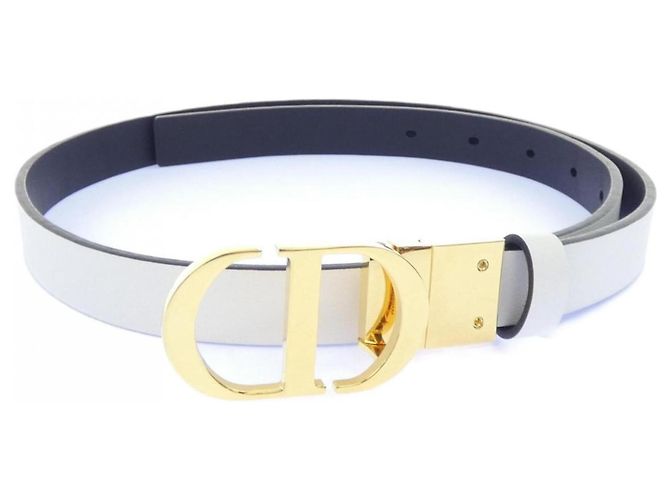 Christian Dior 30 Montaigne Wendelgürtel Weiß