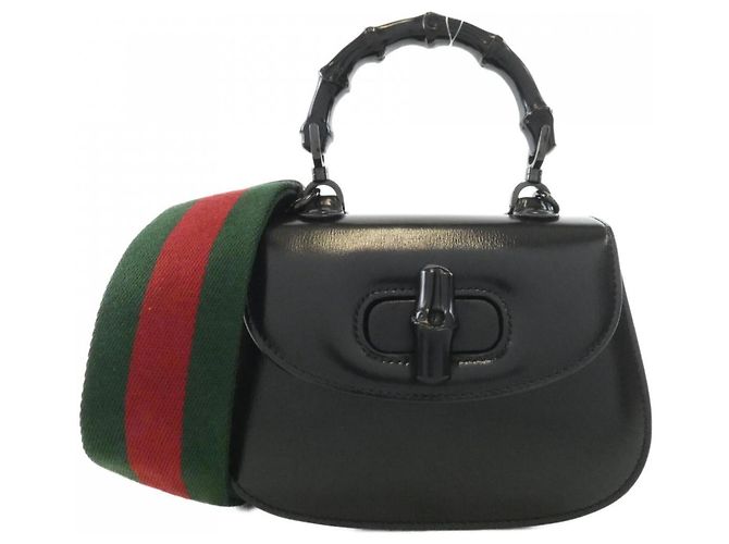Borsa Gucci Bamboo 1947 Nero