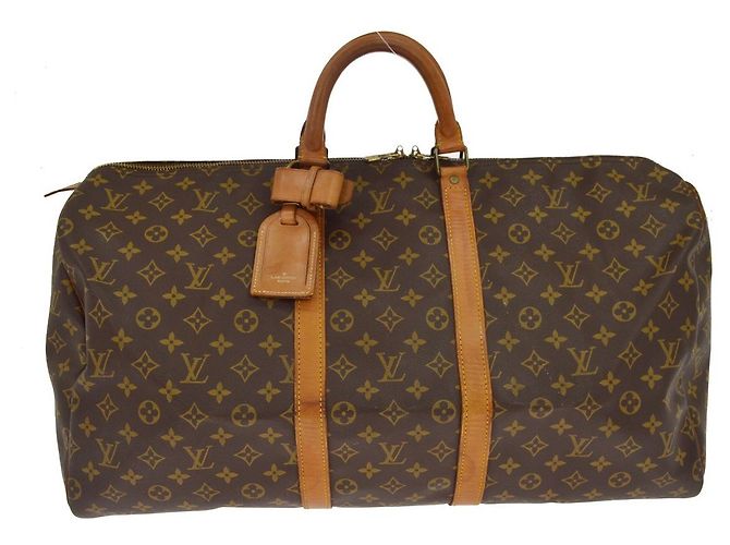 Louis Vuitton Keepall Monogram 55 Marrom