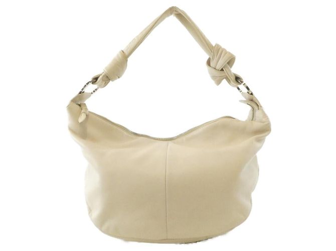 Bolsa Loewe em couro marfim Cru