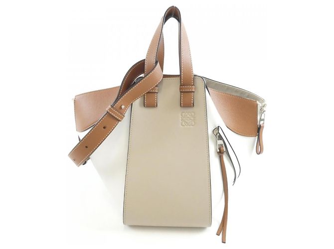 Bolsa de Ombro Loewe Hammock Small 326 Branco