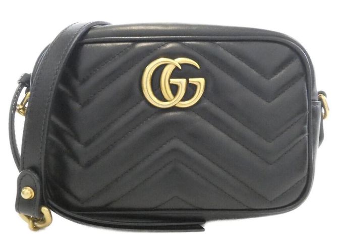 Borsa a tracolla Gucci GG Marmont Nero
