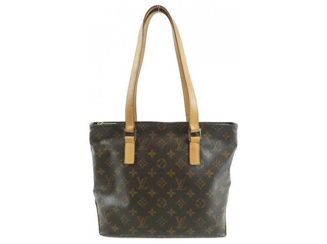 Bolsa Louis Vuitton Monogram Cabas Piano Marrom