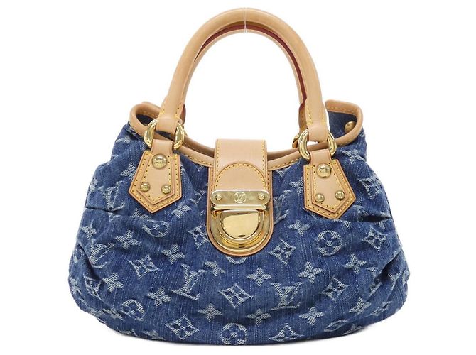 Bolsa Louis Vuitton Monogram Denim Pleaty Azul