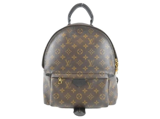 Sac à dos Louis Vuitton Monogram Palm Springs MM Marron
