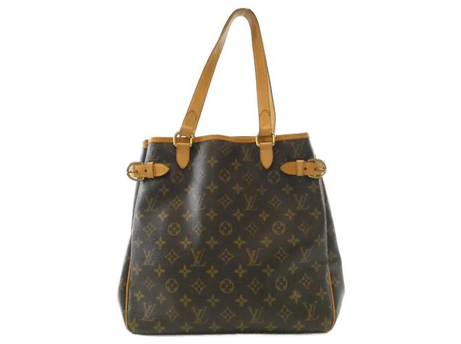 Bolsa de Ombro Louis Vuitton Monogram Batignolles Vertical Marrom