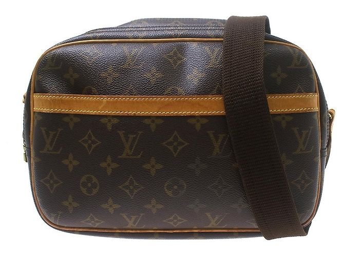 Louis Vuitton Reporter Monogram PM Brown