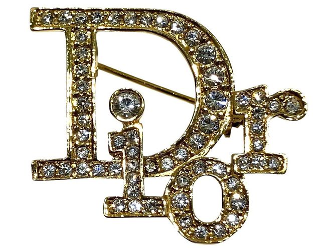 Christian Dior Strass-Brosche