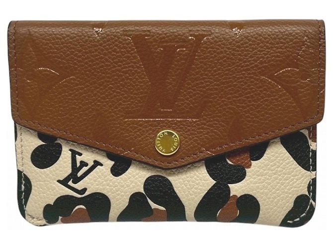 Portamonete Louis Vuitton Monogram Empreinte Marrone