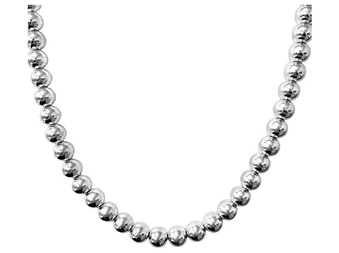 Tiffany & Co Collana Long Ball Tiffany HardWear Argento