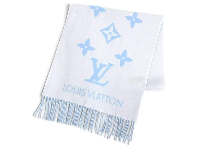 Louis Vuitton blauer Kaschmir-Stola