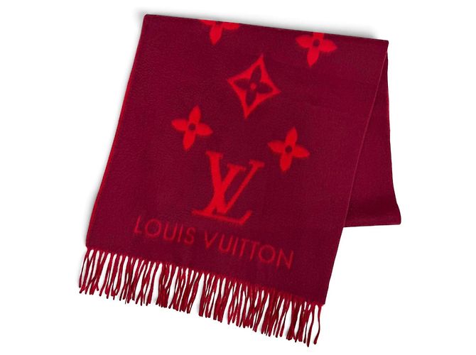 Louis Vuitton Kaschmir-Stola Rot