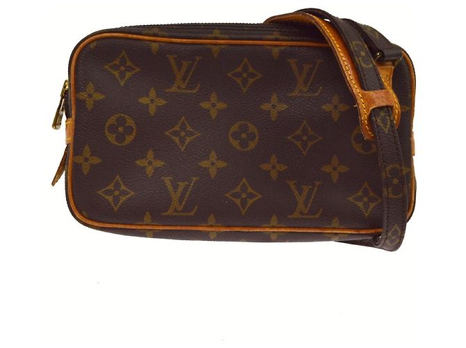Louis Vuitton Marly Monogram MM Braun