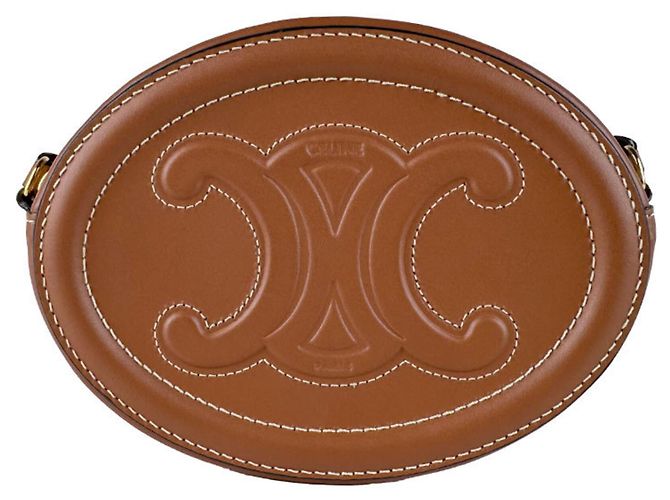 Céline Borsa a tracolla Celine in pelle marrone