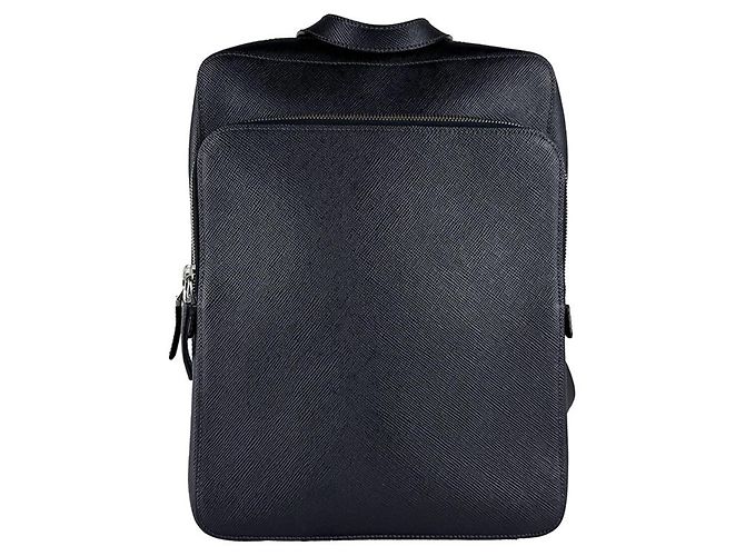 Zaino Prada in pelle nera Nero