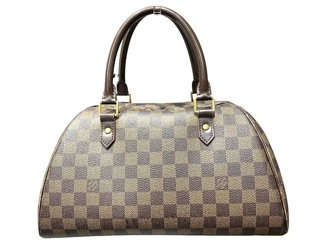 Bolsa de mão Louis Vuitton Ribera MM Marrom Damier ebene
