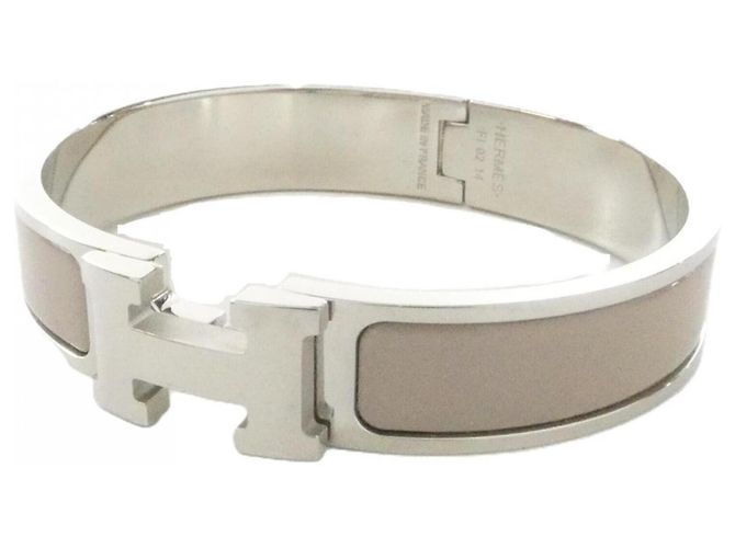 Hermès Pulseira Charm Hermes Click H PM 700001FP Bege