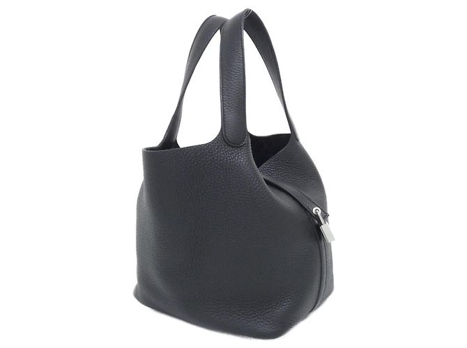 Hermès Borsa Hermes Picotin Lock MM Nero