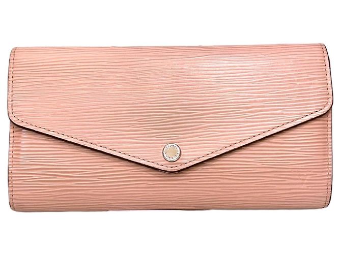 Sarah Cartera larga Louis Vuitton de piel Epi Rosa