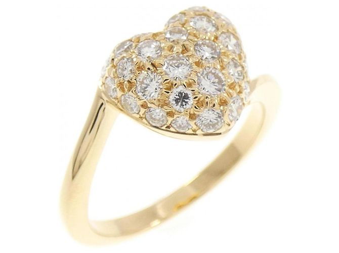 Anillo Cartier de Diamante en Forma de Corazón