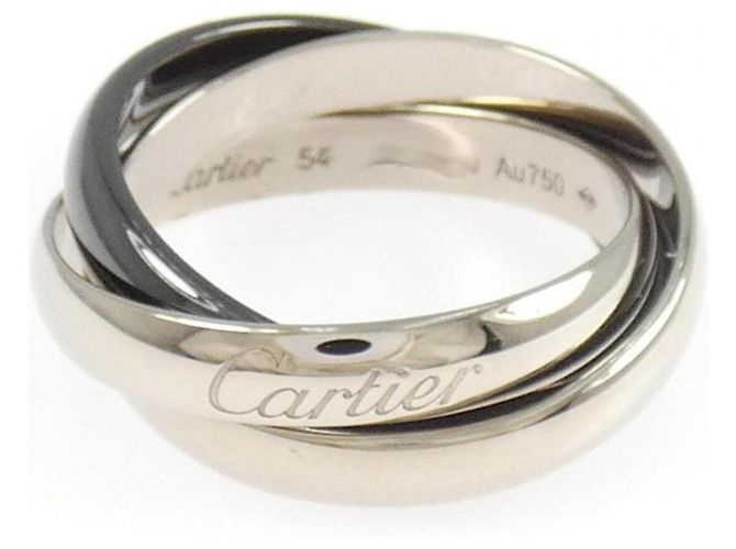 Cartier Trinity Ring Schwarz & Weiß