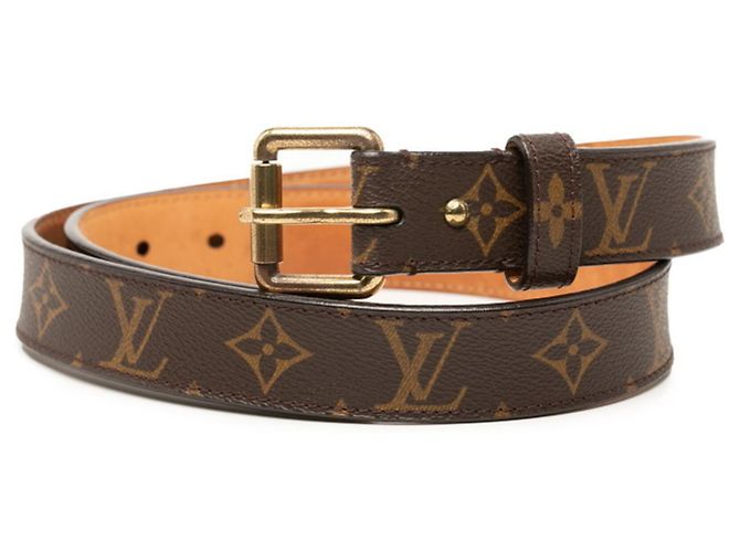 Cinto Louis Vuitton Monogram Marrom Monograma