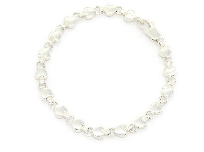 Bracciale con ciondolo cuore Puff di Tiffany & Co. Argento