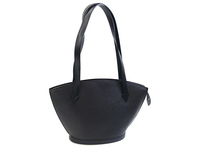 Borsa Tote Louis Vuitton Epi Saint Jacques Nero