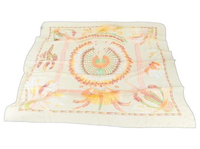 Hermès Hermes Carre Géant 140 Silk Scarf Multicolore
