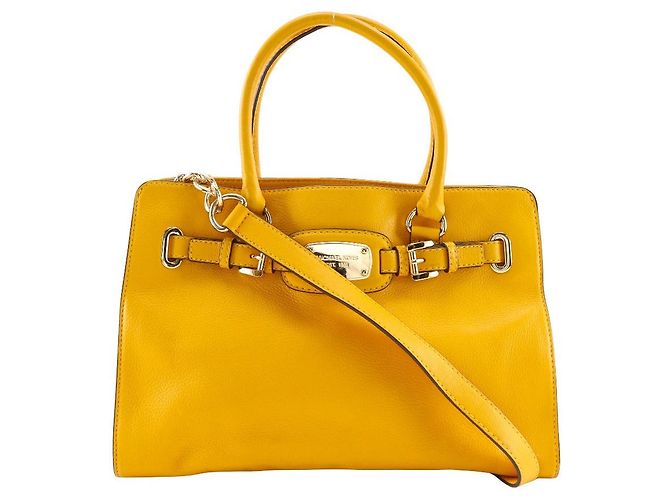 Borsa a tracolla 2way Michael Kors Borsa a mano in pelle Giallo