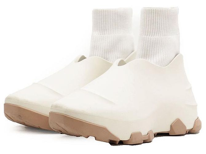 Baskets Givenchy Monumental Mallow en caoutchouc Beige