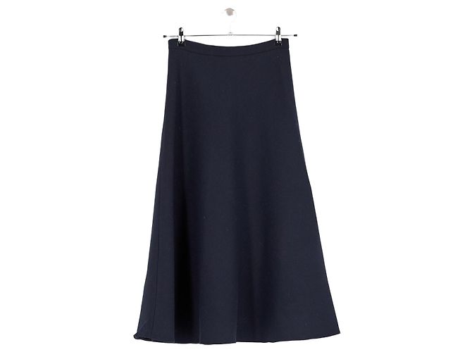 Autre Marque Gonna in lana blu navy ANDIATA