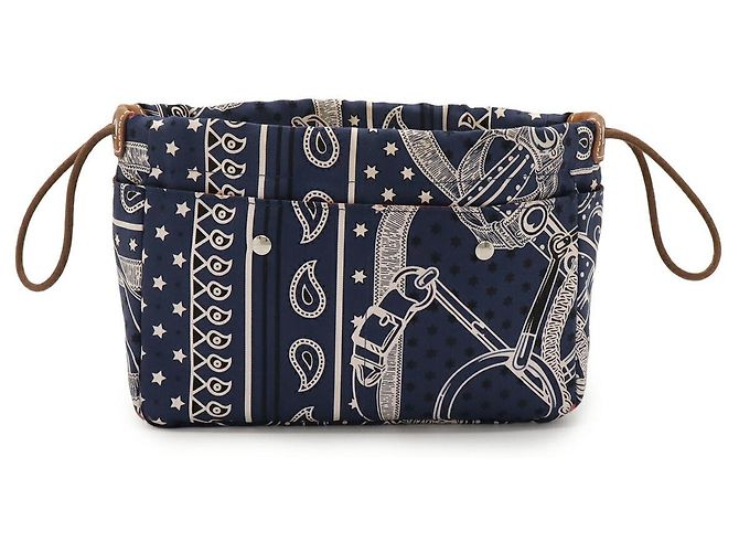 Hermès Pouch in seta Hermes Fourbi20 Blu