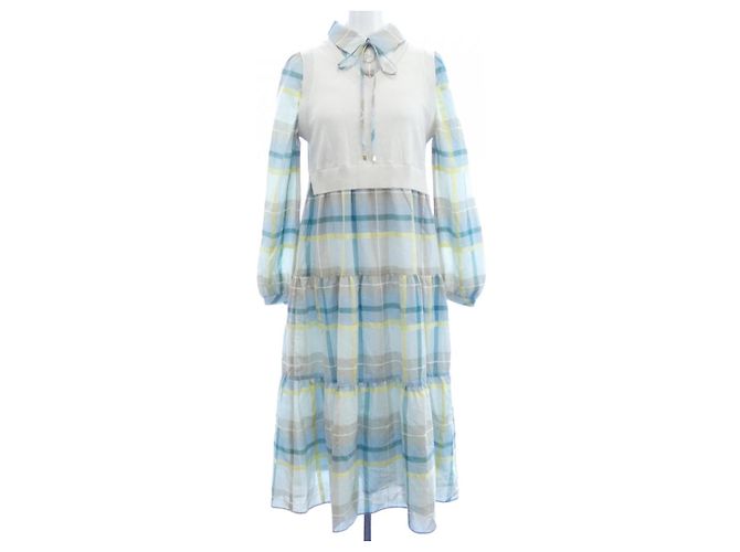 Autre Marque Blue Label Crestbridge Kleid Beige