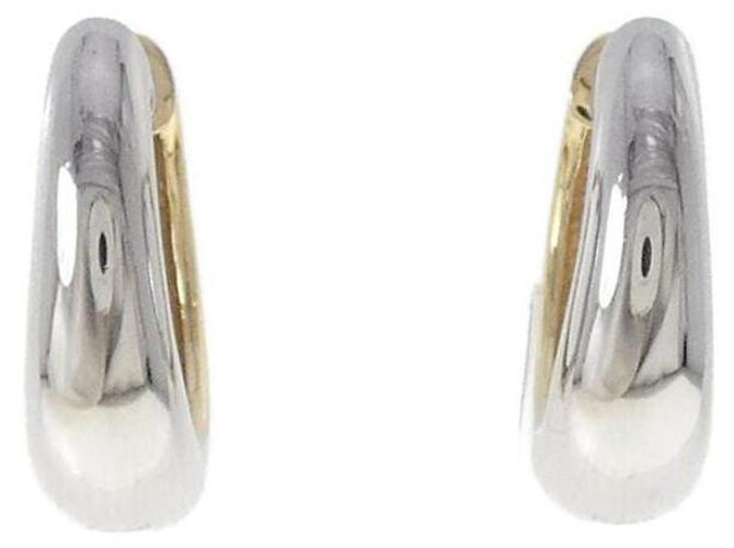 Autre Marque Pendientes Au750/PT900 Dorado