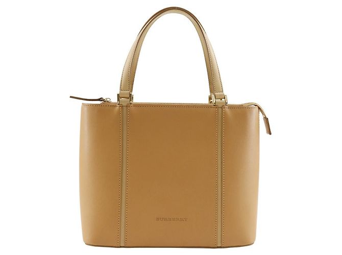 Burberry Calf Handbag Beige