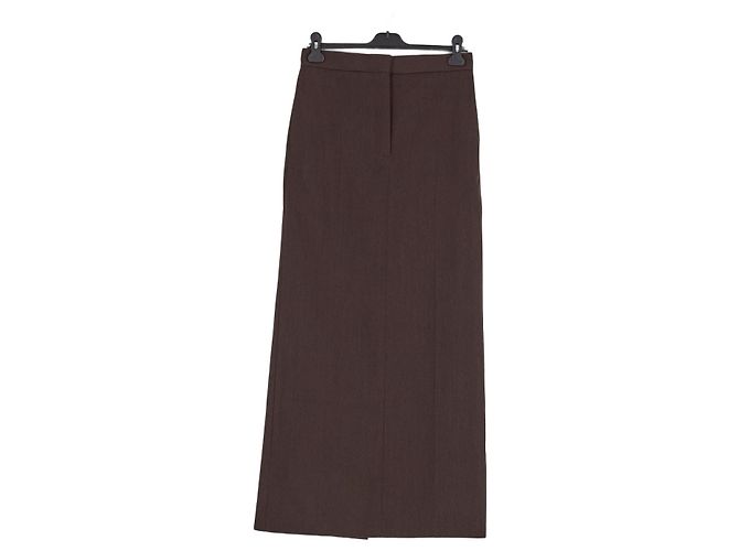 Autre Marque Falda de lana marrón FFORME Castaño