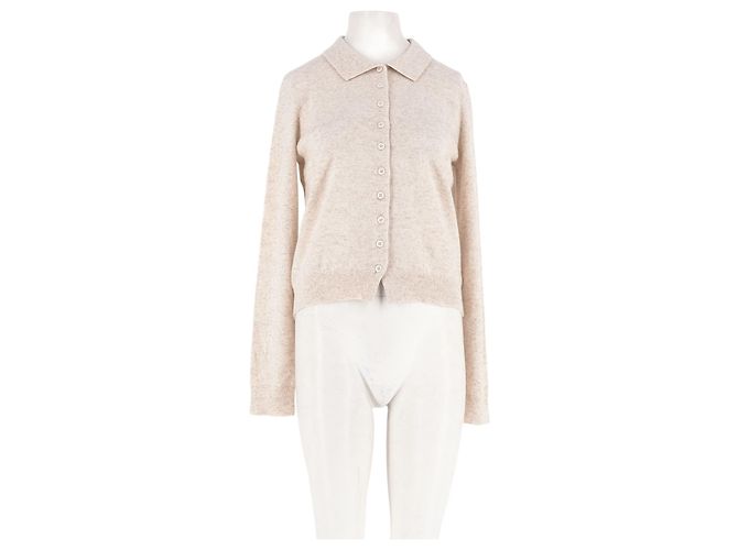 Autre Marque Beiger Kaschmir-Gilet