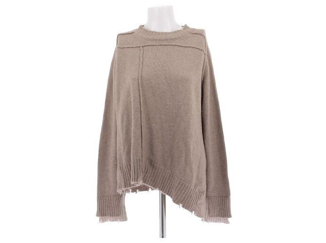 Zadig & Voltaire Hellbrauner Kaschmirpullover