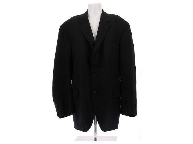 Autre Marque MEN'S GIRLS Blazer Schwarz Polyester Größe 48