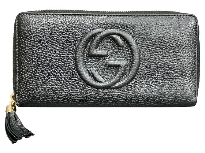 Gucci Soho Long Wallet Black
