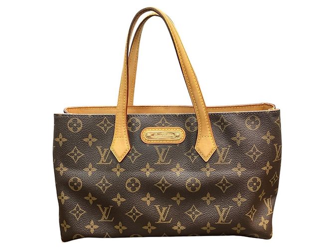 Sac à main Louis Vuitton Wilshire PM Marron